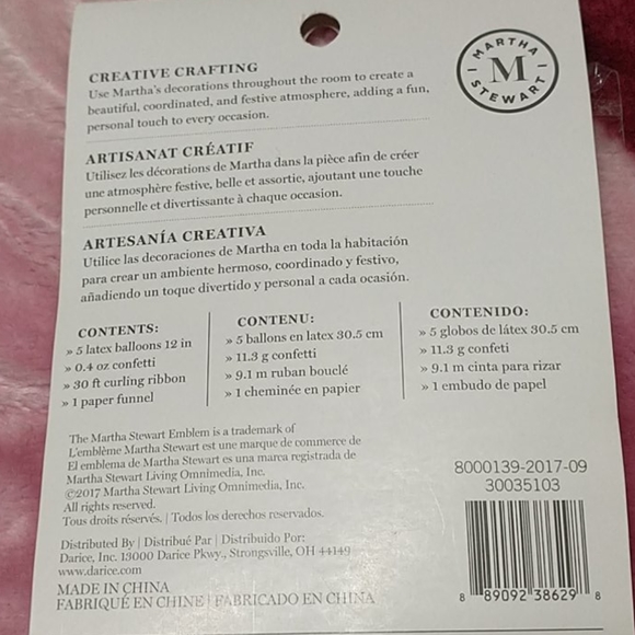 Martha stewart confetti balloons. - Picture 4 of 4